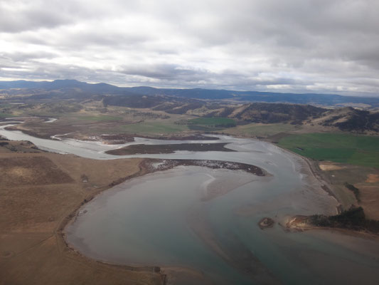 Im Landeanflug auf Hobart