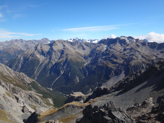 Felsen, Steine und Geröll... wir sind ganz oben!