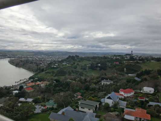 Blick ins Backcountry und über Whanganui