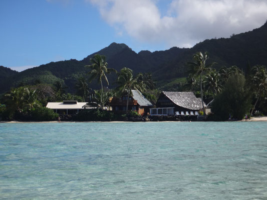 Rarotonga von der Seeseite