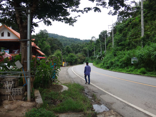 Eine wohlverdiente Rast irgendwo auf halber Strecke zwischen Chiang Mai und Pai :) 