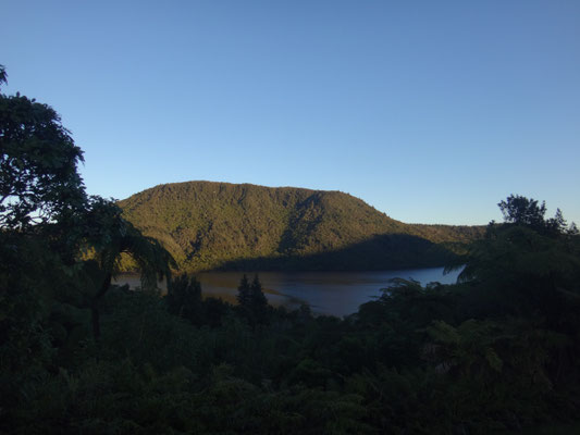 Blick über den Brown Lake (alias Green Lake)