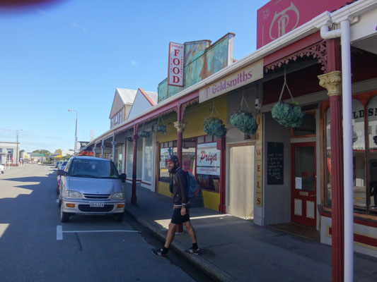 Straße in Hokitika 