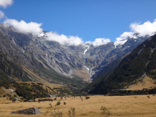 Auf dem Weg zum Mount Cook Village