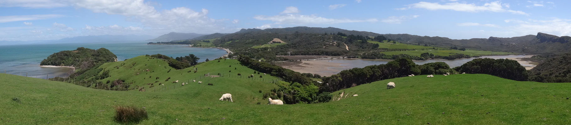 Blick Richtung Goldenbay und Inlet nach Süden