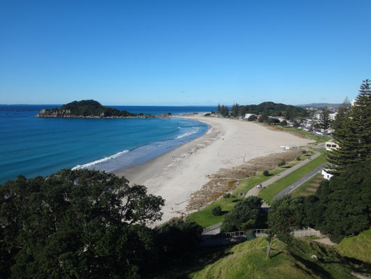 Auf halben Weg auf Mount Maunganui