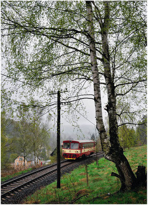 810 340-0 Dolni Poustévna - Rumburk bei Dolni Poustévna. 27.04.2013