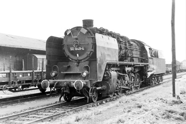 50 1849 (noch als DR Maschine / bis 1980) in Neustadt / Sachsen.