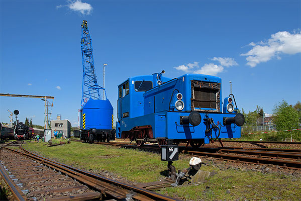 Eisenbahn-Drehkran 6M & 102 034. 07.05.16