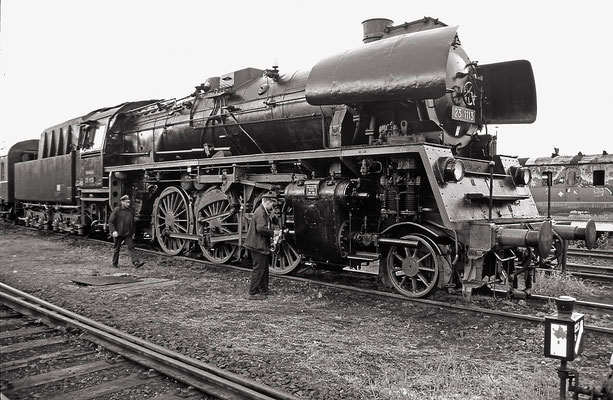 23 1113 beim Dresdner Dampfloktreffen 1996, Foto: Jürgen Vogel