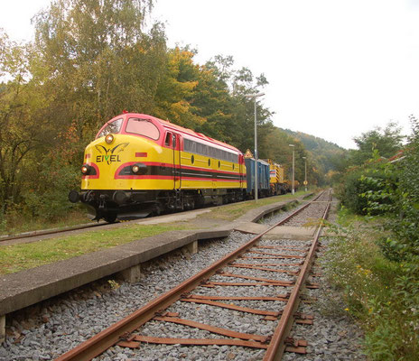 Nohab Lok mit Bauzug, Rathmannsdorf den 07.10.2008. Foto: Archiv Jens Gollmann