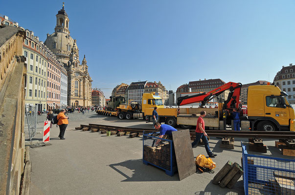 Zum Dresdner Dampfloktreffen 2010 wurde die komplett neu konstruierte Sächsische IK No. 54 auf dem Dresdner Altmarkt präsentiert. 