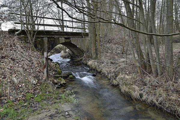 Die Brücke von der anderen Seite. Blickrichtung Ehrenberg, 04.03.19