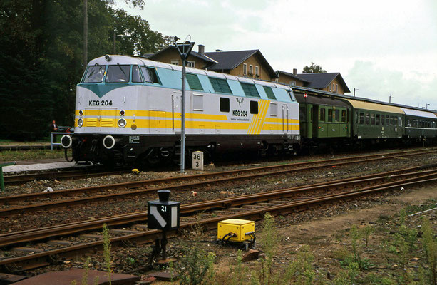 KEG Nr. 204 ( ex V 180 DR ) in Neustadt, 1998