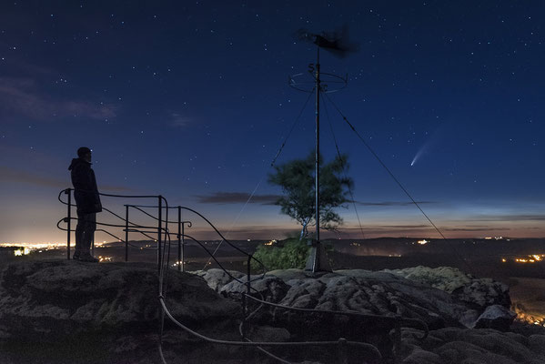 Eine weitere Nacht mit Komet Neowise, Gohrisch geht immer - auch Nachts ;-)