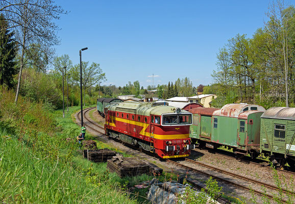 Auch 750 308 konnte bei Führerstandsmitfahrten live erlebt werden. 07.05.16