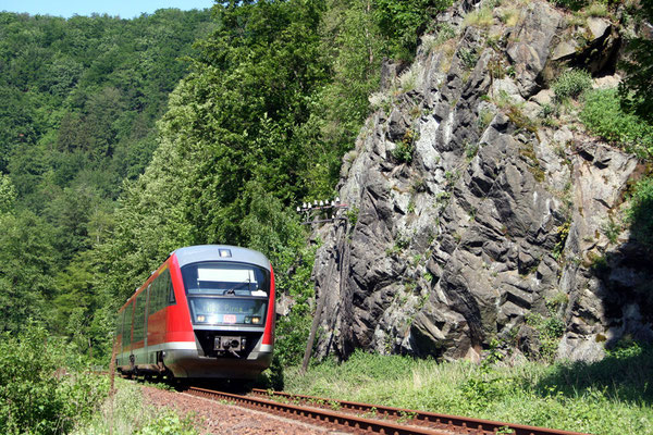 Schönes Sebnitztal - diese wunderbare Aufnahme gelang dem Fotografen unterhalb des Raubschlosses zwischen Goßdorf-Kohlmühle und Mittelndorf, Mai 2008, Foto: Jörg Feudel