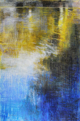 Reflet d'eau 1 - 92x60 cm - Acrylique sur toile