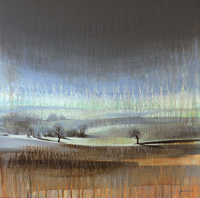 Eléments - 70x70 cm - Acrylique sur toile