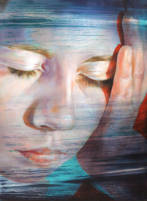 Réconfort - 100x73 cm - Acrylique sur toile