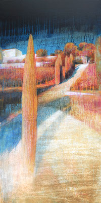 Passage de lumière - 100x50 cm - Acrylique sur toile