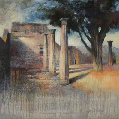 Pompei - 40x40 cm - Acrylique sur toile