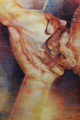 Solidarité - 145x97 cm - Acrylique sur toile