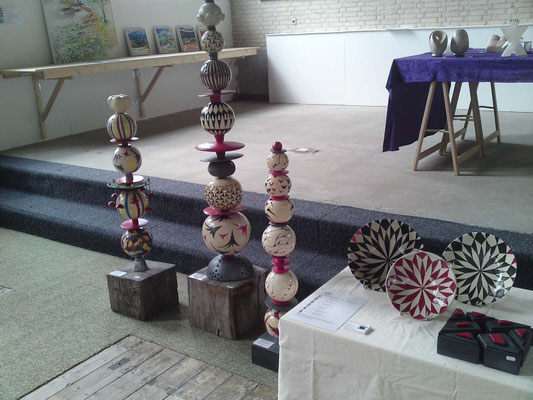 Stapelingen  expositie Texel