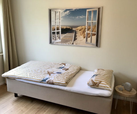 Schlafzimmer 2 mit Einzelbetten 90x200