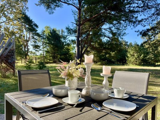Ferienhaus Wiesenblick 8 in Pruchten - Ostsee-Auszeit mit Blick in die Natur