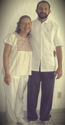 Con mi Maestra de Kinesiologia Ma. Esther Barrón