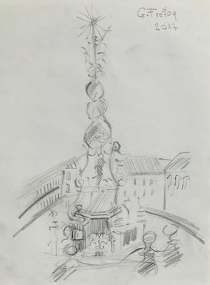 Dreifaltigkeitssäule Linz © NORDICO Stadtmuseum Linz