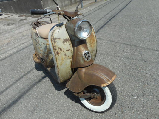 富士重工☆ラビットスクーター☆フロントキャリア