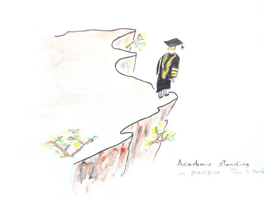 Academic standing on precipice Jan 3 2016