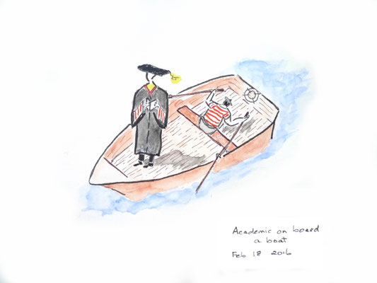 Academic on board a boat Feb 18 2016