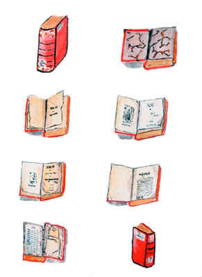 Book in Rutherford Library (Julie ou La Nouvelle Hélōise, by J-J. Rousseau) 