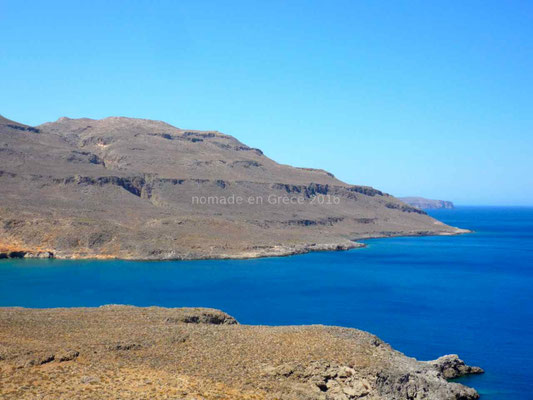 Dans l'est de la Crête les terres sont arides