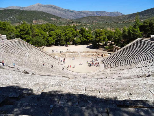 Le théâtre d'Epidaure