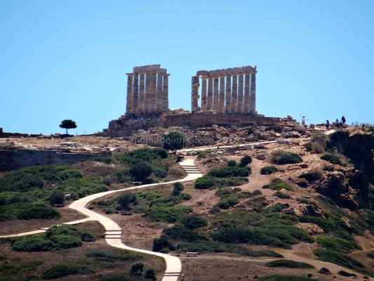 Au Cap Sounio, le Temple de Poséidon