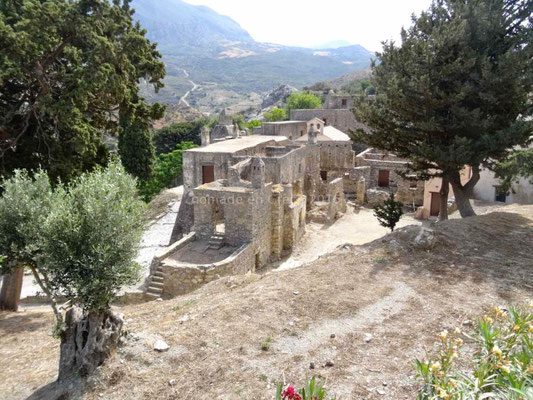 L'ancien monastère de Préveli