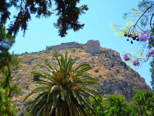 Le fort Palamède qui domine Nauplie