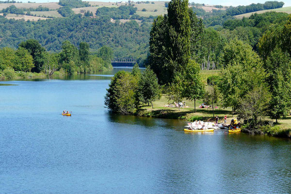 Les bords du Lot sur la commune de Flagnac