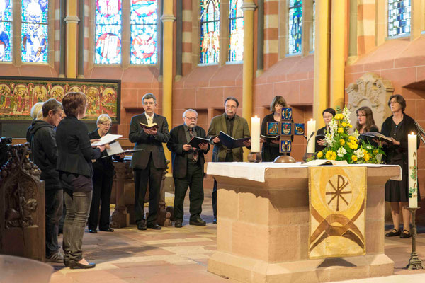 Die Kantorei der Stiftskirche singt die Vesper