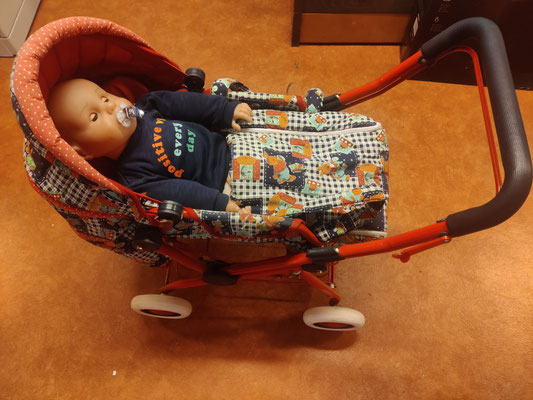 EI21 Wandelwagen met grote babypop