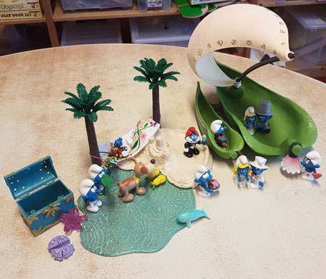 EI195 Smurfen bruiloft