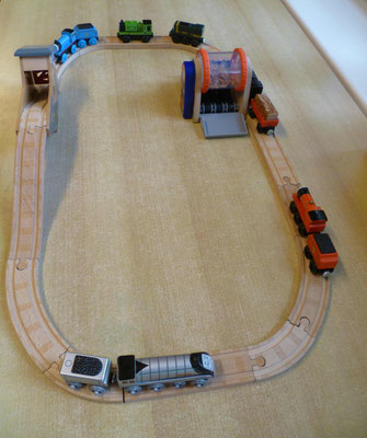 EI186 Houtzagerij Thomas de trein