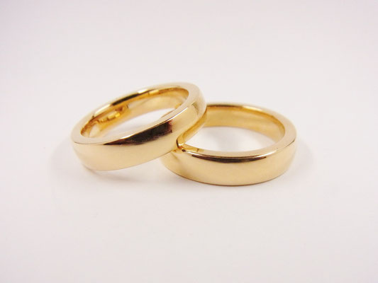 Trauringe aus 750/-Roségold Paarpreis: 1591 €