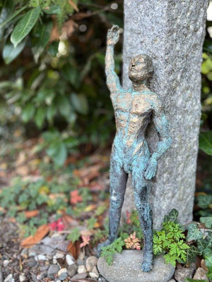 Duschender - Ton hochgebrannt mit Patina - Höhe ca. 25 cm - 2024 - 120.- €