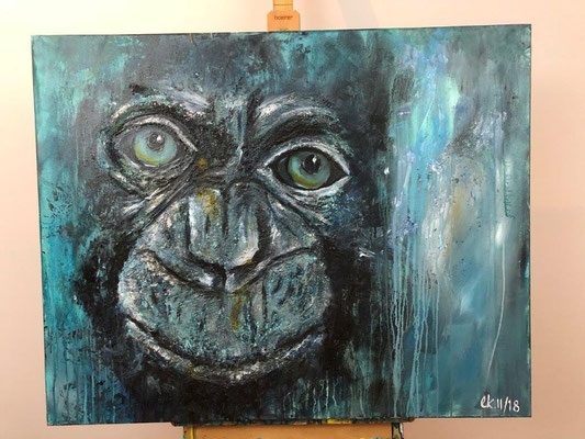 Unsere Verantwortung - Acryl 120 x 80 x 7,5 cm (2018) verkauft