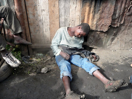 Gli effetti immediati del "chang'aa"